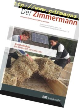 Der Zimmermann – November 2018