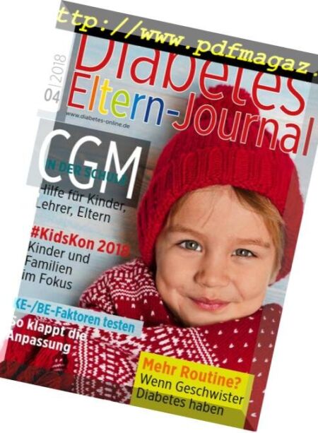 Diabetes Eltern Journal – Dezember 2018 Cover