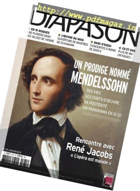 Diapason – janvier 2019 Cover