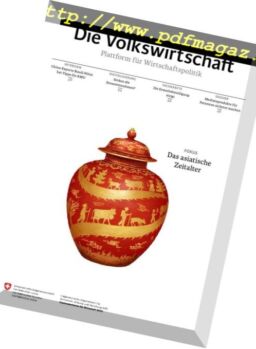 Die Volkswirtschaft – Januar 2019