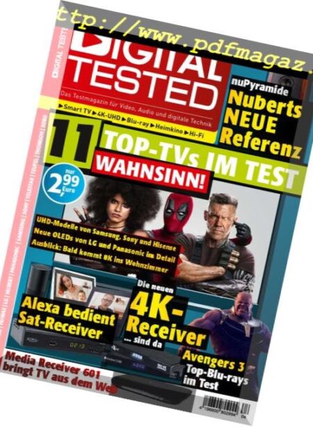 Digital Tested – November-Dezember 2018 Cover