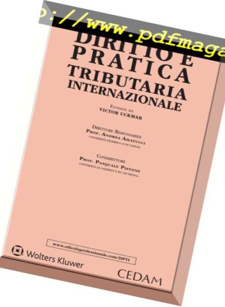Diritto e pratica tributaria internazionale – Aprile-Giugno 2018 Cover