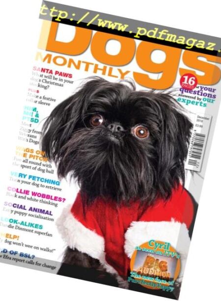 Dogs Monthly – December 2018 Cover
