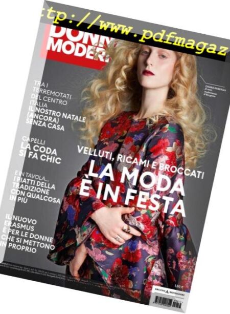Donna Moderna – 12 Dicembre 2018 Cover