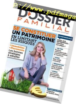 Dossier Familial – Decembre 2018