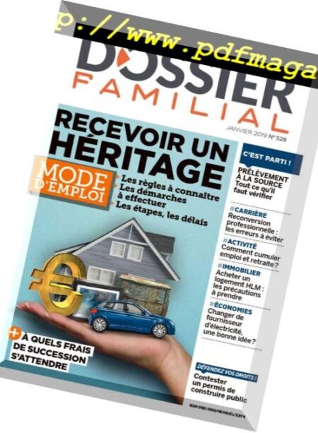Dossier Familial – janvier 2019 Cover