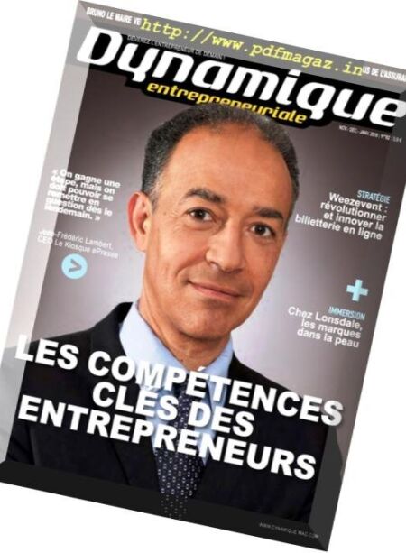 Dynamique Entrepreneuriale – Novembre 2018 – Janvier 2019 Cover