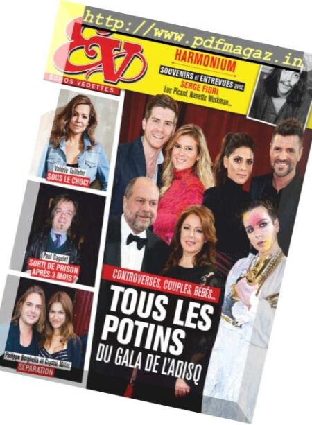 echos Vedettes – 09 novembre 2018 Cover