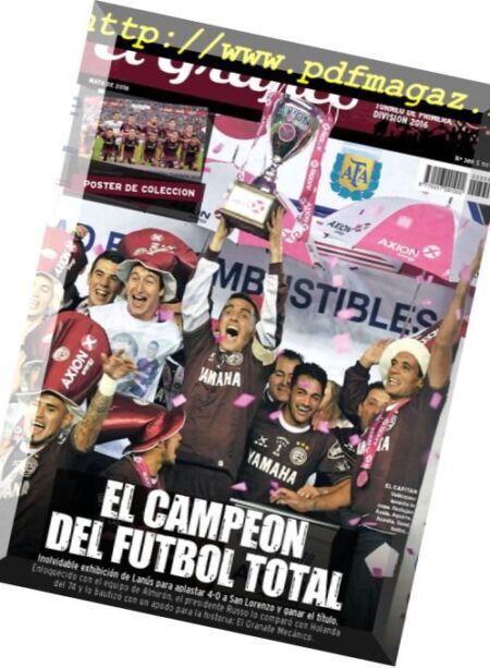 El Grafico – julio 2016 Cover