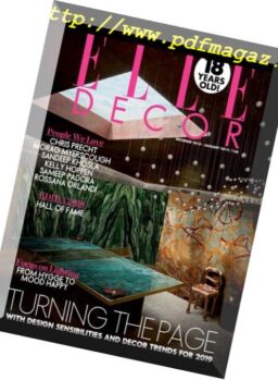 Elle Decor India – December 2018 – January 2019