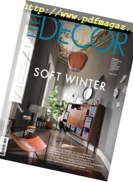 Elle Decor Italia – Dicembre 2018 – Gennaio 2019 Cover