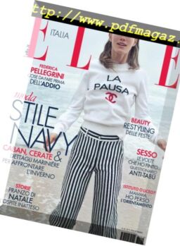 Elle Italia – 22 Dicembre 2018