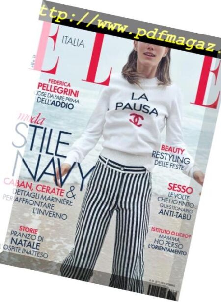 Elle Italia – 22 Dicembre 2018 Cover