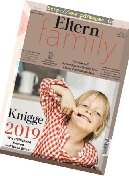Eltern Family – Januar 2019 Cover