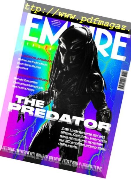 Empire Italia – Settembre 2018 Cover
