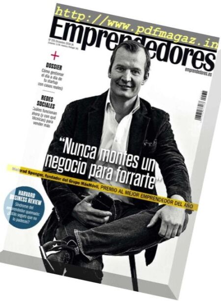 Emprendedores – diciembre 2018 Cover