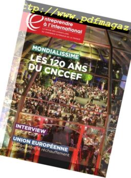 Entreprendre a l’international – Novembre-Decembre 2018