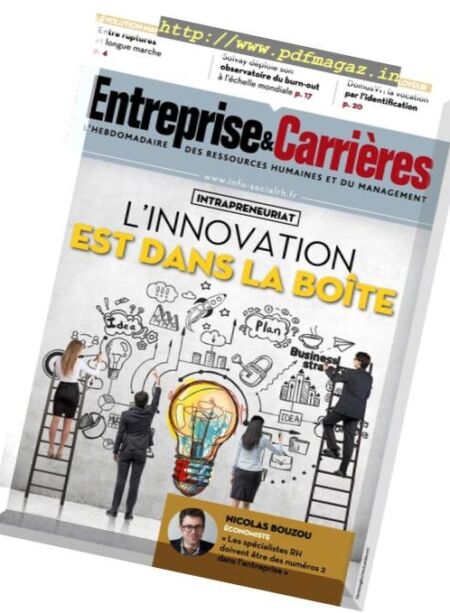 Entreprise & Carrieres – 12 Novembre 2018 Cover