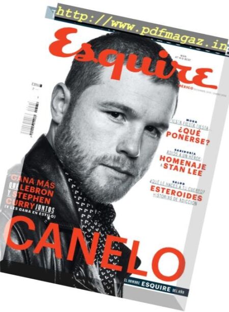 Esquire Mexico – diciembre 2018 Cover