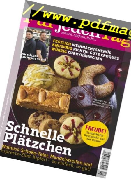 essen & trinken fur jeden Tag – Dezember 2018 Cover
