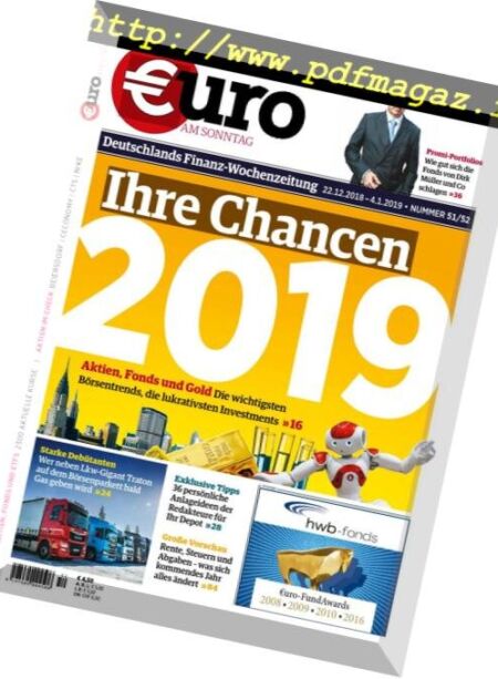 Euro am Sonntag – 22 Dezember 2018 Cover