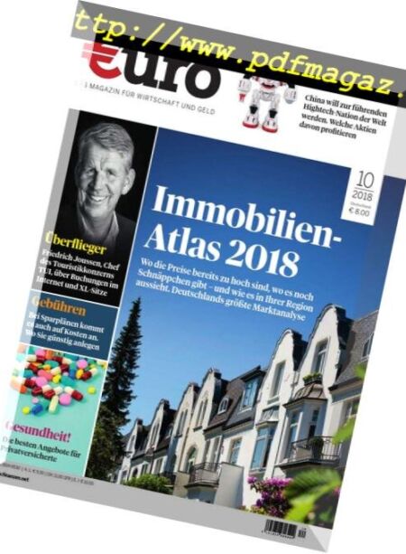 Euro – Oktober 2018 Cover