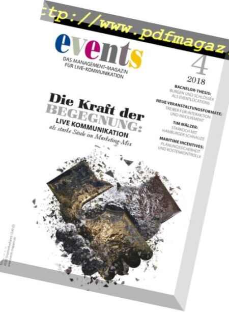 Events – November 2018 Cover
