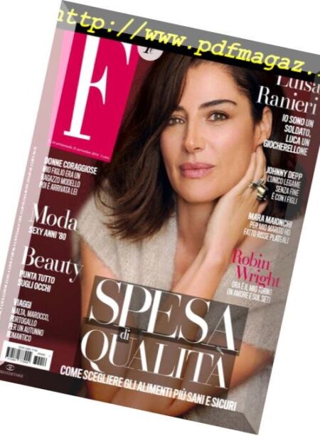 F – 21 Novembre 2018 Cover