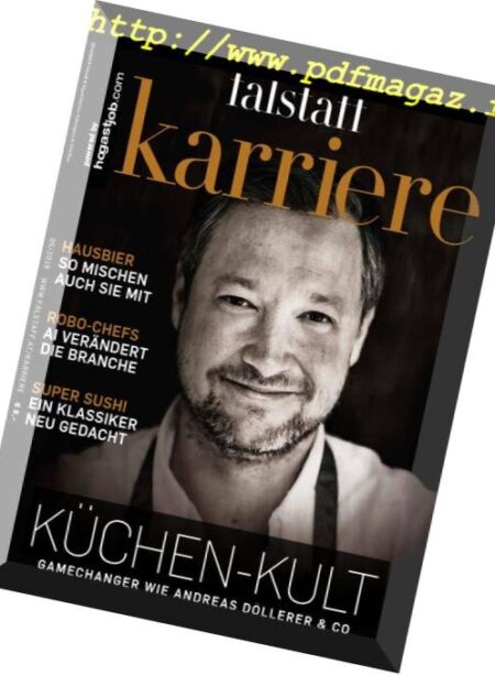 Falstaff & Hogast Karriere – November 2018 Cover