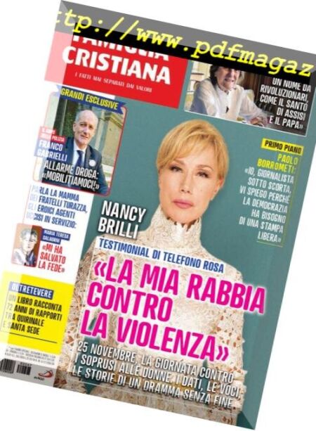Famiglia Cristiana – 25 Novembre 2018 Cover