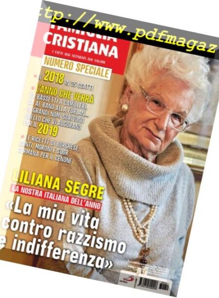 Famiglia Cristiana – 30 Dicembre 2018 Cover