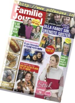 Familie Journal – 29 december 2018