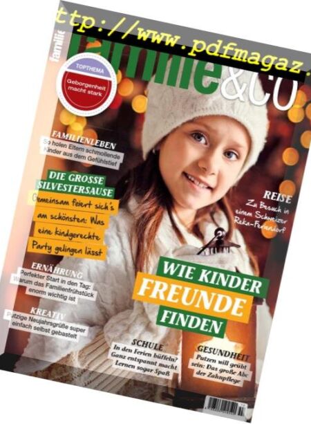 Familie&Co – Dezember 2018 Cover