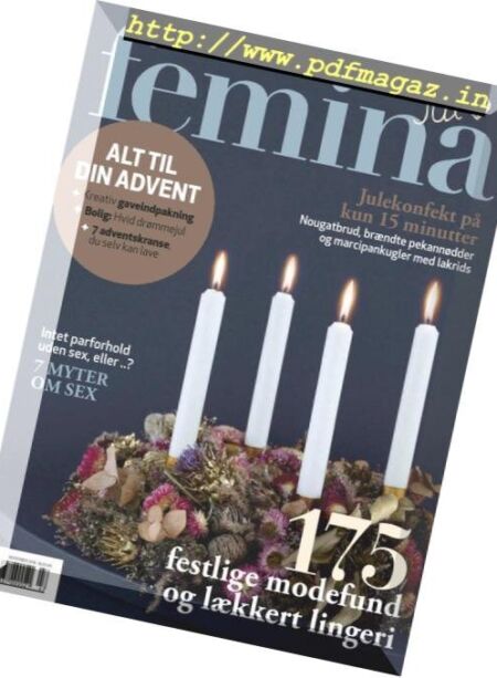 Femina Denmark – 22 November 2018 Cover