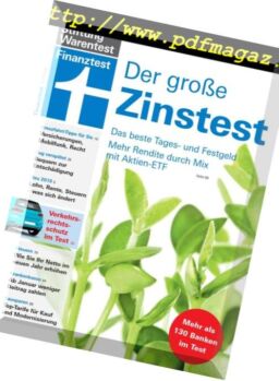 Finanztest – Januar 2019