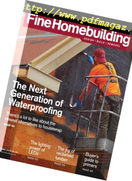 Fine Homebuilding – January 2019 Cover