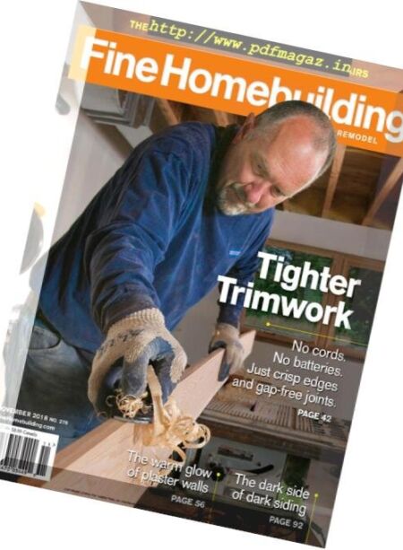 Fine Homebuilding – November 2018 Cover
