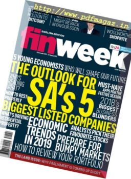 Finweek English Edition – December 20, 2018