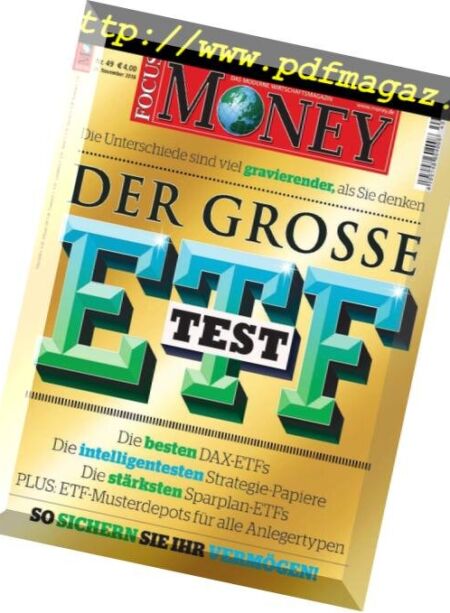 Focus Money – 28 November 2018 Cover