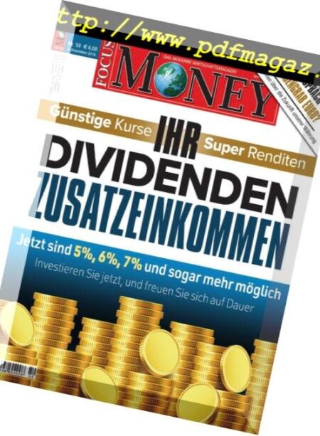 Focus Money – 5 Dezember 2018 Cover