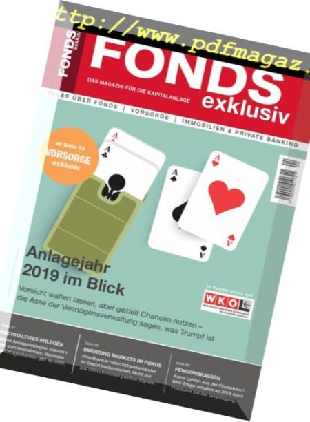 Fonds exklusiv – Dezember 2018 Cover