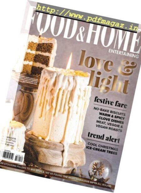 Food & Home Entertaining – December 2018 Cover
