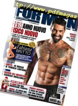 For Men Magazine – Dicembre 2018