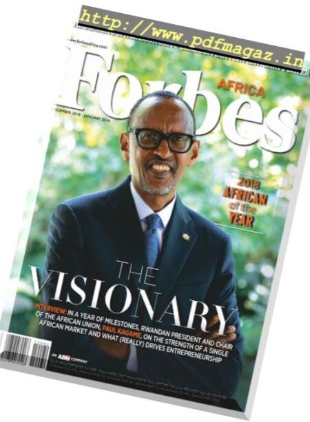 Forbes Africa – December 2018 Cover