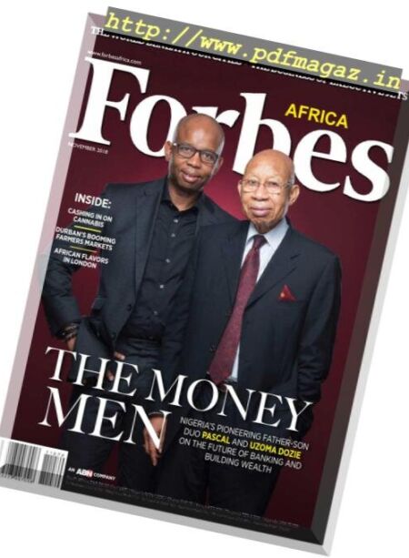 Forbes Africa – November 2018 Cover