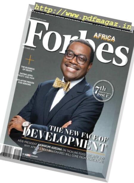 Forbes Africa – October 2018 Cover