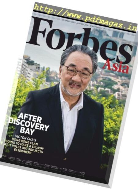 Forbes Asia – December 2018 Cover
