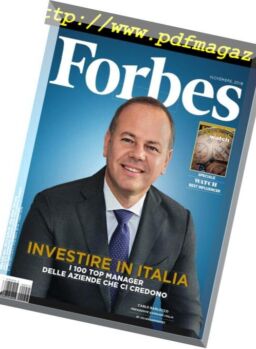 Forbes Italia – Novembre 2018