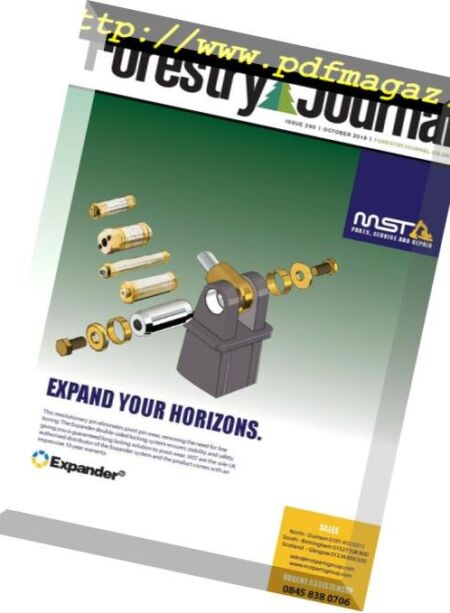 Forestry Journal – October 2018 Cover
