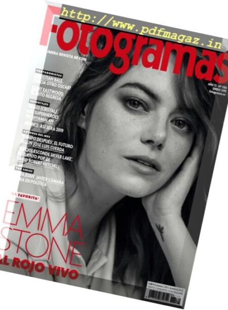 Fotogramas – enero 2019 Cover
